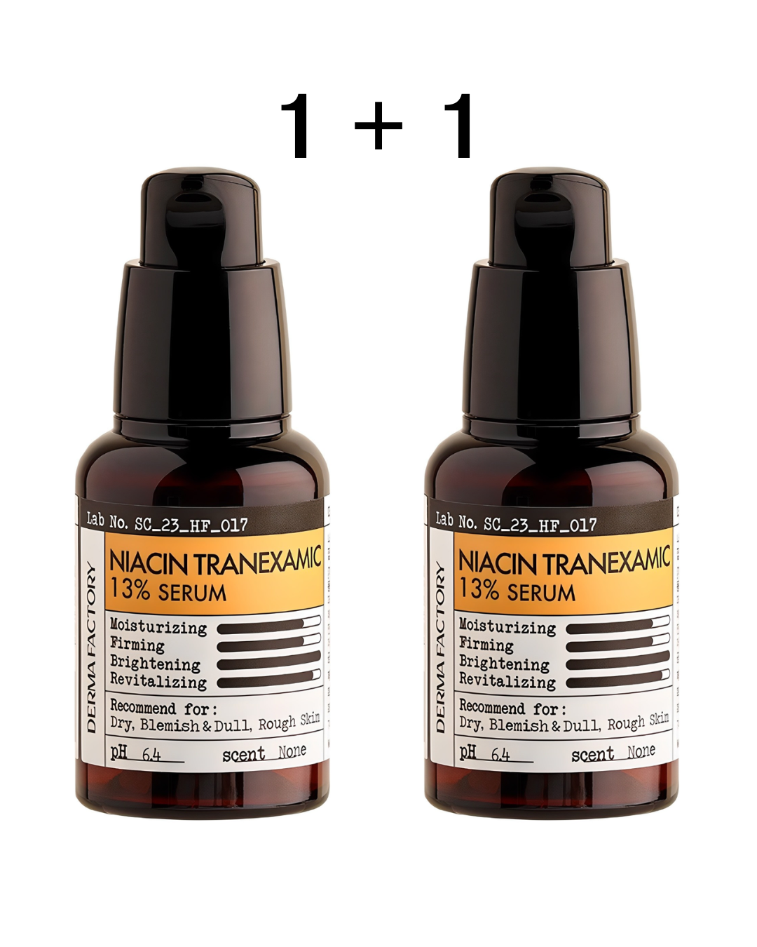 [1+1] DERMA FACTORY Niacin Tranexamic 13% Serum 30ml