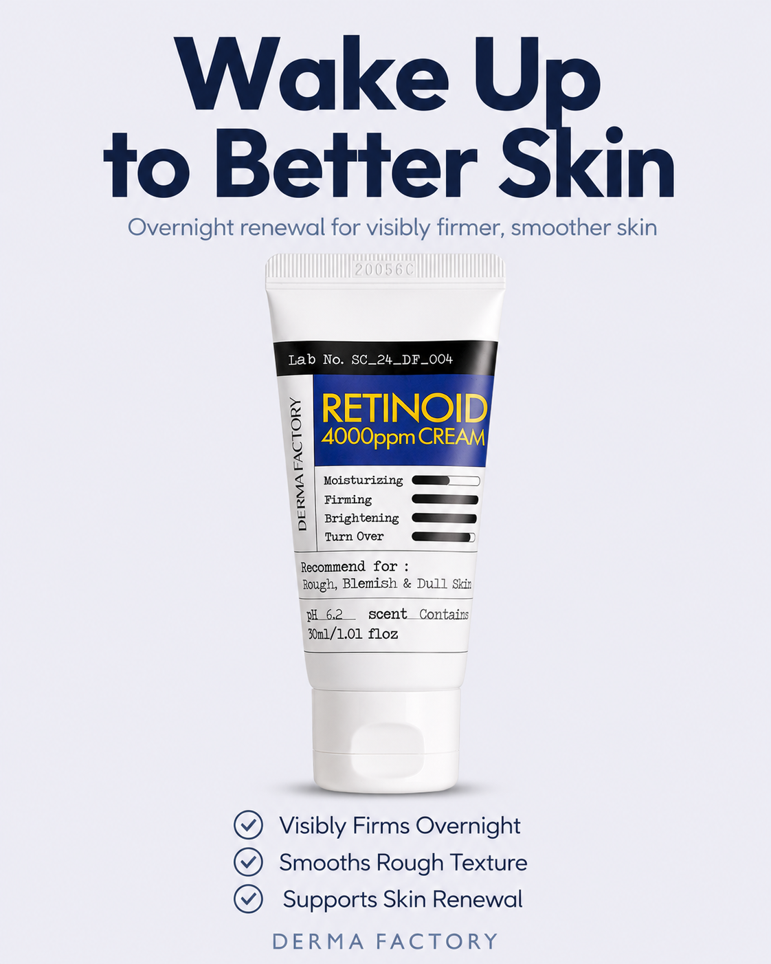 [1+1] DERMA FACTORY Retinoid 4000ppm Cream 30ml