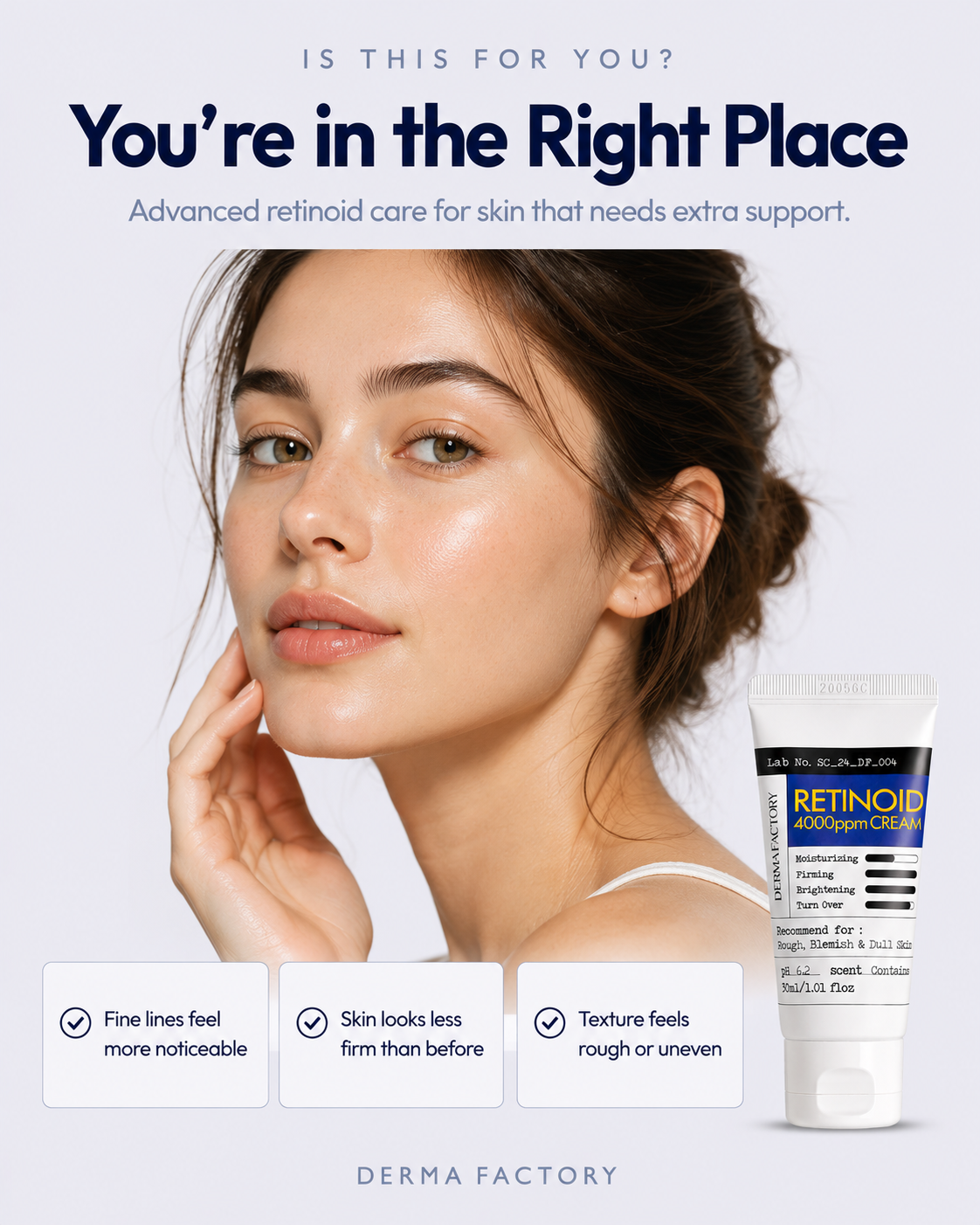 [1+1] DERMA FACTORY Retinoid 4000ppm Cream 30ml