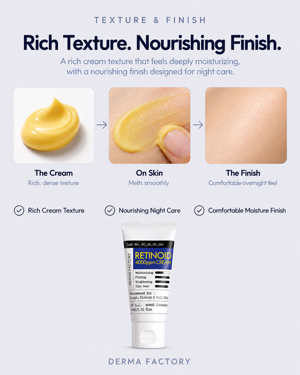 [1+1] DERMA FACTORY Retinoid 4000ppm Cream 30ml